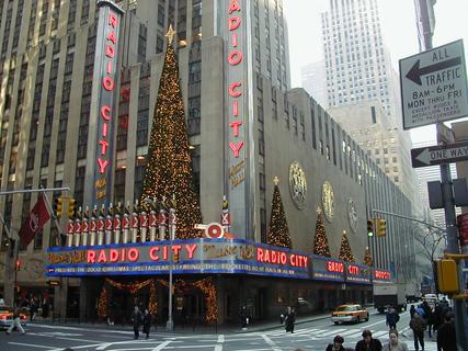 Radio City Music Hall<br>Location: <a href="https://www.google.com/maps/search/?api=1&query=40.75988,-73.98064" target="_new">West 50th St and 6th Ave</a>